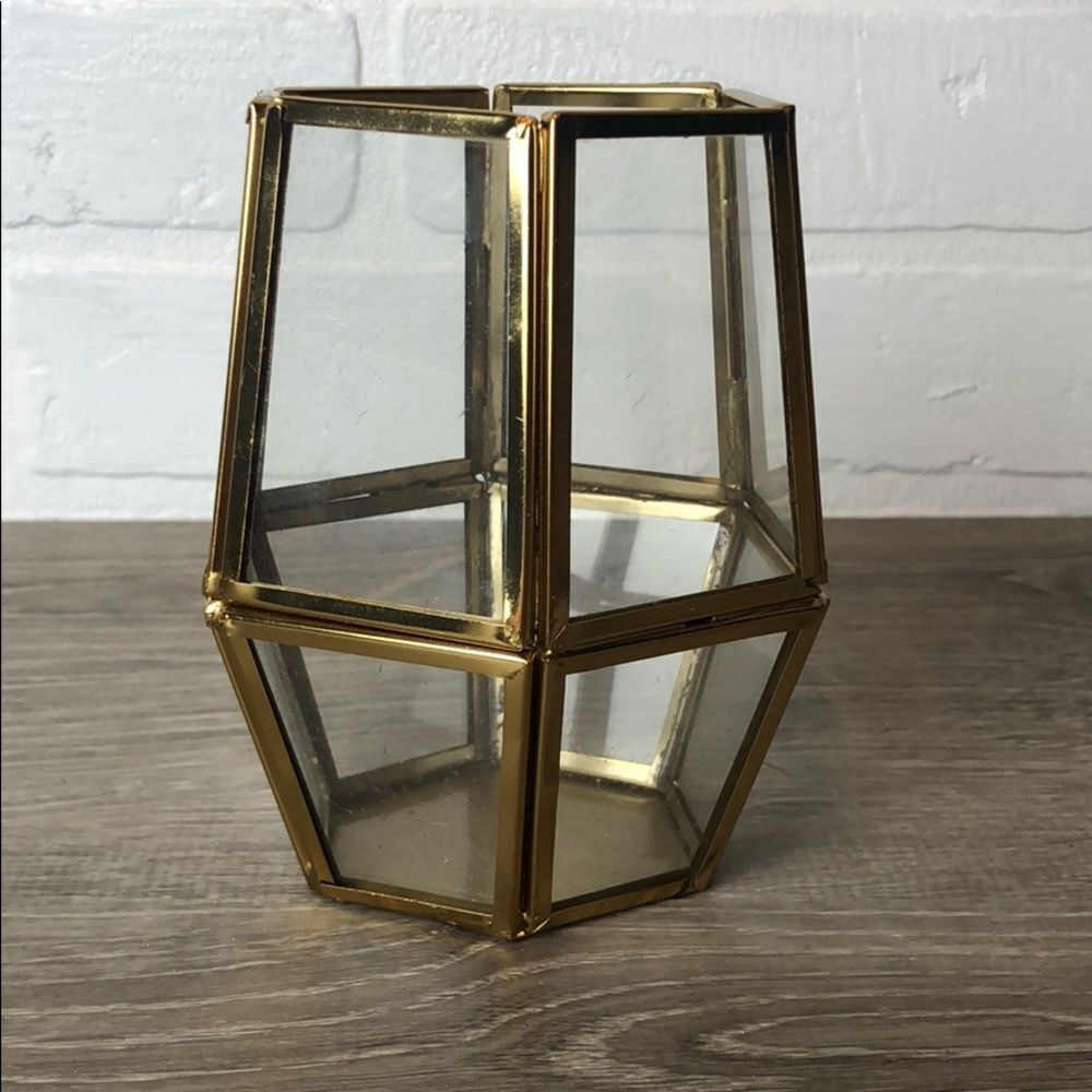 Geometric Glass Terrarium